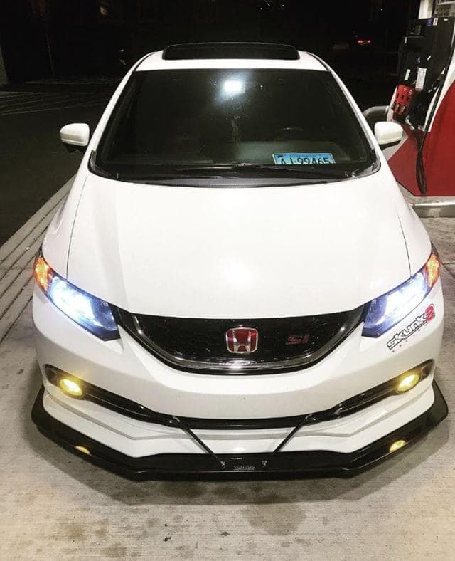 2013-2015 Honda Civic Sedan Bayson R Lip 2PC Front Splitter
