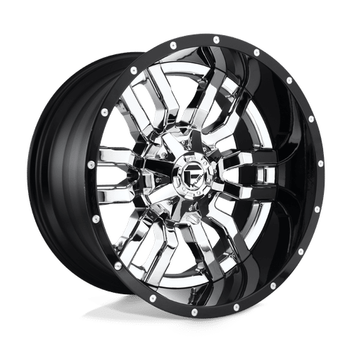 Fuel CHROME PLATED GLOSS BLACK LIP D270 22x10 6x135/6x139.7 Wheels