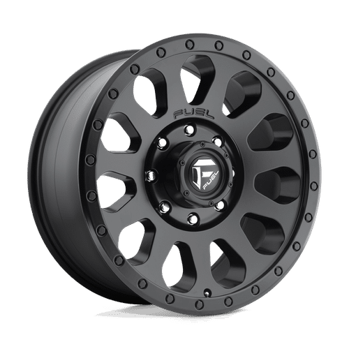 Fuel MATTE BLACK D579 17x9 6x139.7 Wheels