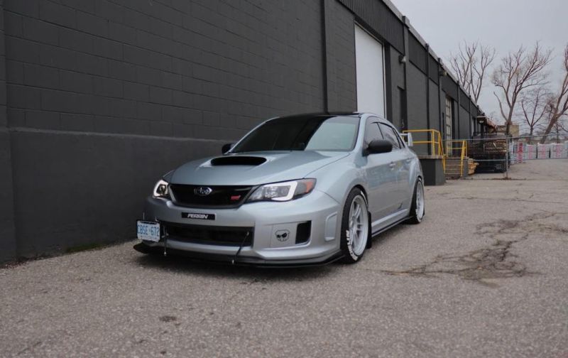 2011-2014 Subaru WRX Bayson R Lip 2PC Front Splitter