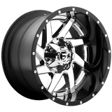 FUEL D263 RENEGADE 22x10 8x165.1 6 CHROME PLATED GLOSS BLACK LIP