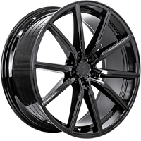 Sentali Street Gloss Black SS1 19x9.5 5x120 Wheels