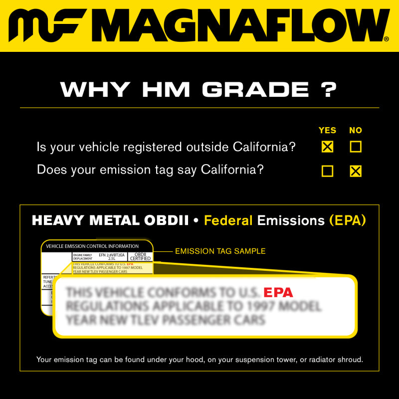 MagnaFlow Direct Fit Catalytic Converter 01-04 Toyota Sequoia 4.7L D/S