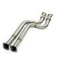 ISR Performance Series II - Resonated Mid Section Only - BMW E46 Late 325/330