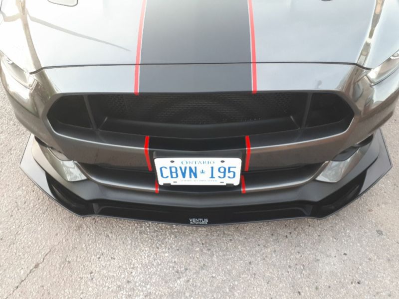 2015-2017 Ford Mustang Performance Pack 2PC Front Splitter
