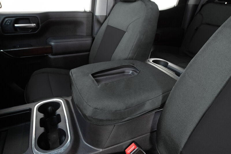 Covercraft 19-24 Dodge Ram 2500 Endura PrecisionFit Custom Front Row Seat Covers - Charcoal/Blk