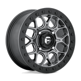 Fuel MATTE GUN METAL BLACK BEAD RING D919 15x7 4x156 Wheels