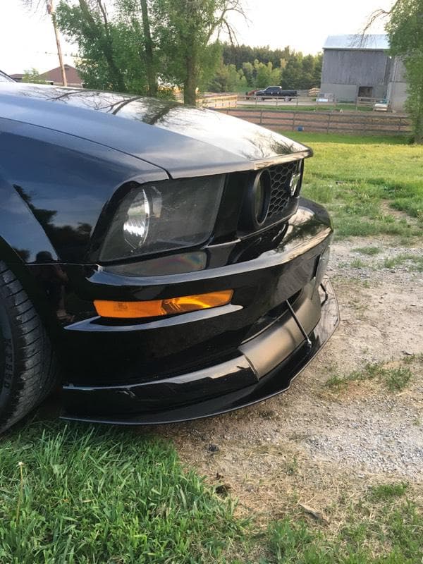 2005-2009 Ford Mustang GT CDC Classic Lip 2PC Front Splitter