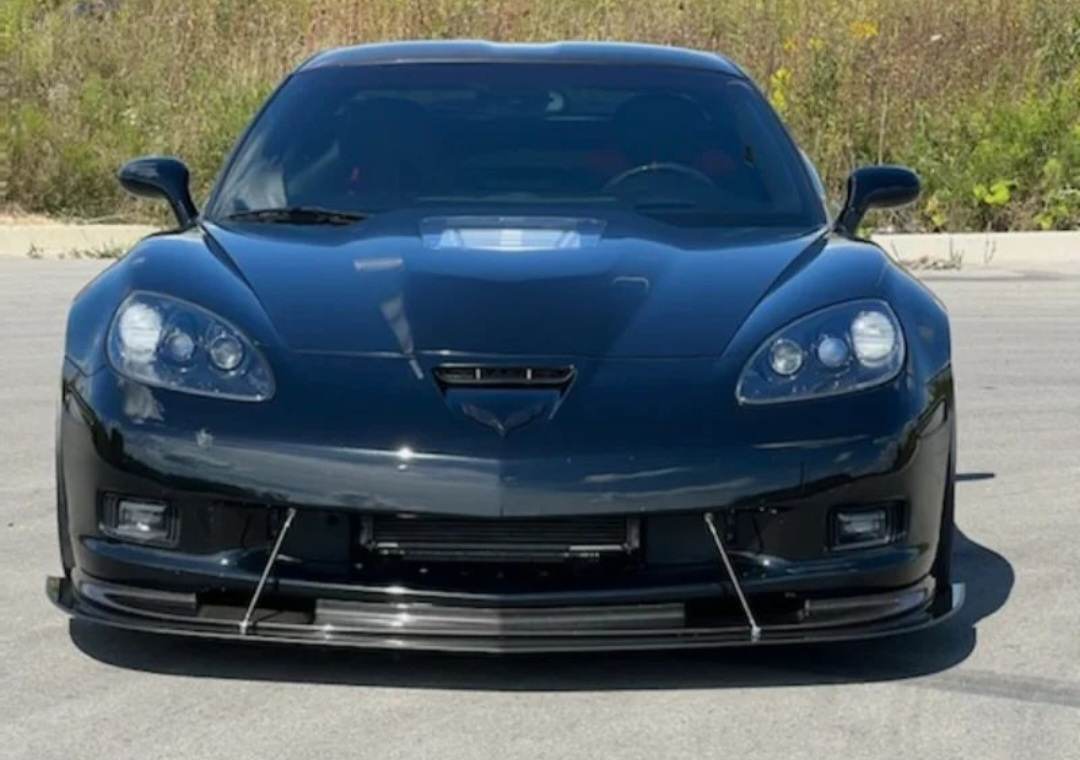 2006-2013 Chevrolet Corvette ZR1 2PC Front Splitter