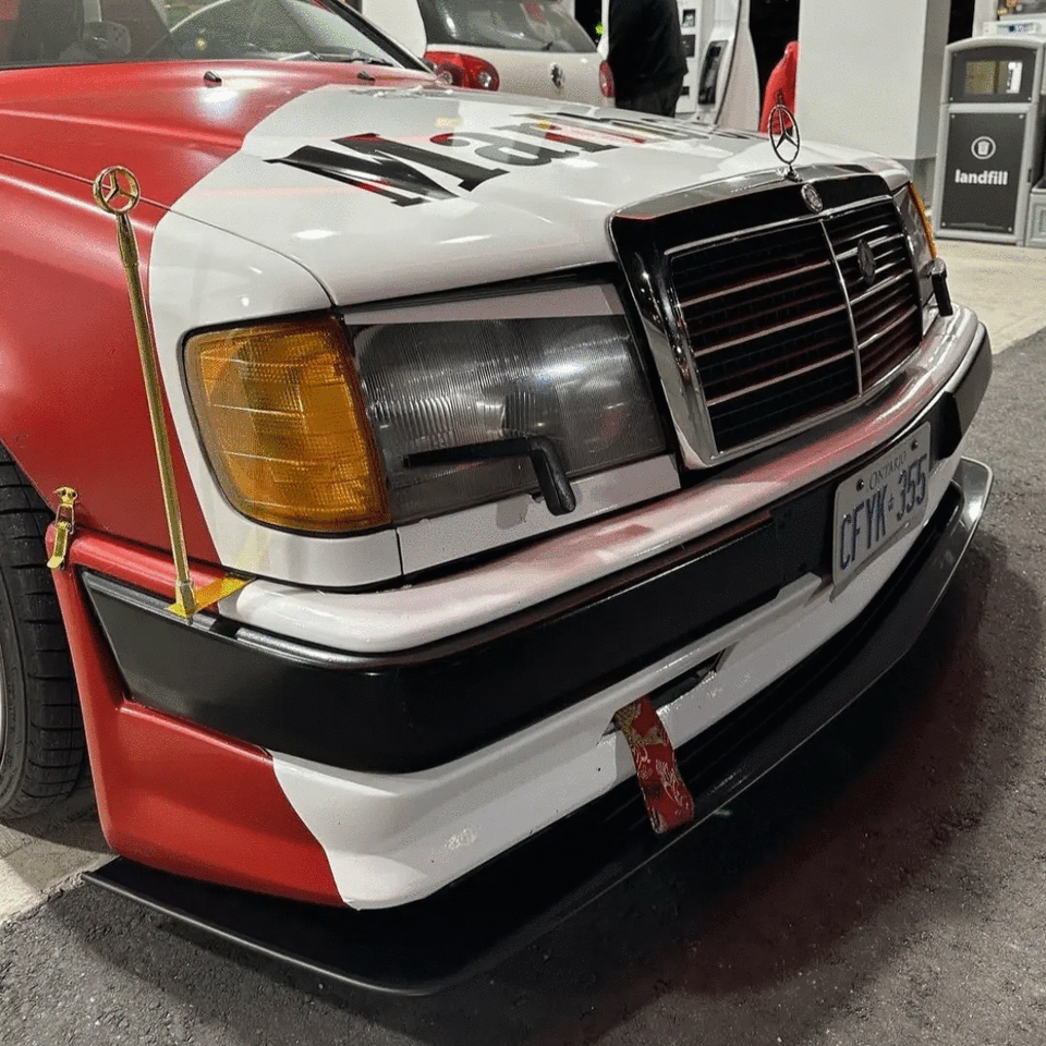1989-1992 Mercedes Benz 300CE BBS 2PC Front Splitter