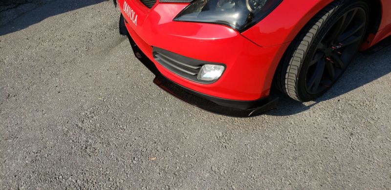2010-2012 Hyundai Genesis Coupe TC Lip 2PC Front Splitter