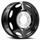 XF OFFROAD Gloss Black Dually DUALLY INNER-GB 22x8.25 8x200 Wheels