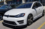 2016-2017 Volkswagen Golf R MK7 2PC Front Splitter