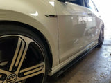 2016-2017 Volkswagen Golf R MK7 2PC Side Splitters