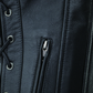 River Road Sapphire Leather Vest Black Womens - Small