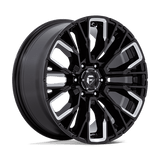 Fuel GLOSS BLACK MILLED D849 20x9 6x139.7 Wheels