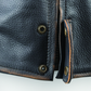 River Road Dame Vintage Leather Jacket Black Womens - Small