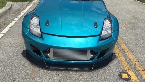 2003-2008 Nissan 350Z Rocket Bunny 2PC Front Splitter