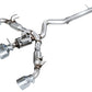 AWE 23-24 Toyota GR Corolla Track Edition Catback Exhaust - Chrome Silver Tips