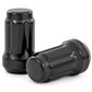 Lug Nut Set | M10x1.25 | 16 Qty | Splined | Black