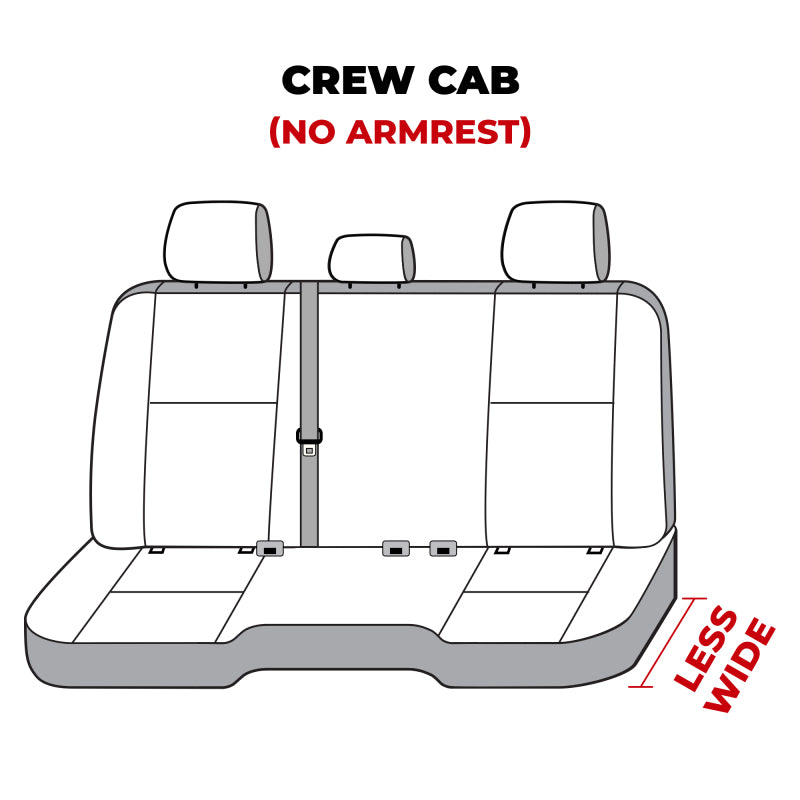 Covercraft 11-24 Dodge Ram Carhartt SeatSaver Custom Second Row Seat Covers - Gravel