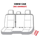 Covercraft 11-24 Dodge Ram Waterproof Polyester SeatSaver Custom Second Row Seat Covers - Grey