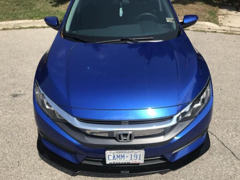 2016-2018 Honda Civic Coupe/Sedan 2PC Front Splitter