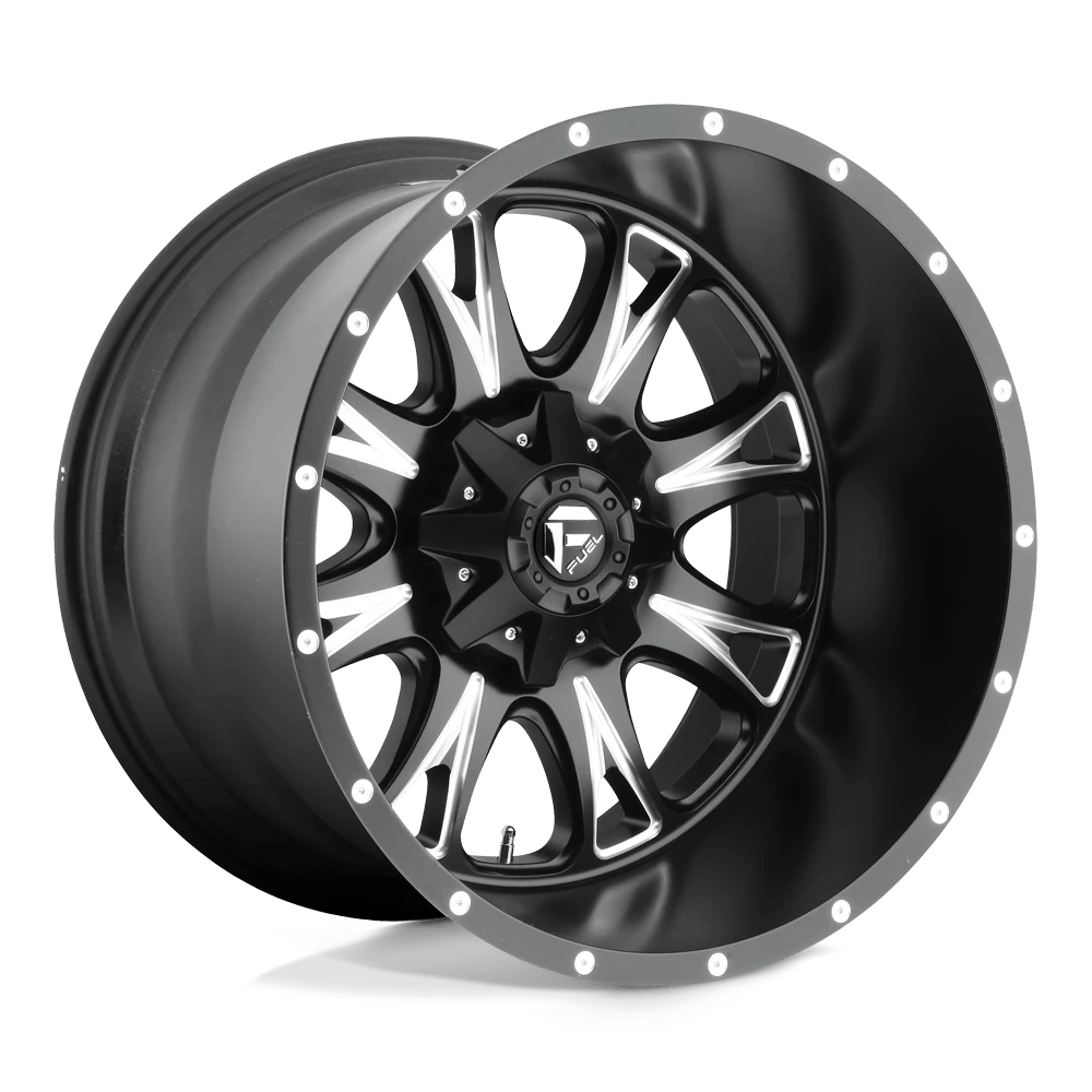 FUEL D513 THROTTLE 22x14 6x135/6x139.7 -76 MATTE BLACK MILLED