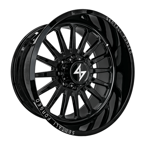 Sentali Forged Gloss Black SF-2 24x12 6x135 Wheels