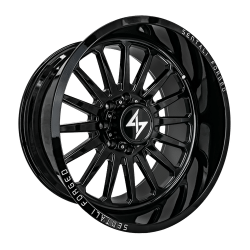 Sentali Forged Gloss Black SF-2 26x12 5x127 Wheels