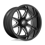 Fuel GLOSS BLACK MILLED D749 22x12 8x170 Wheels