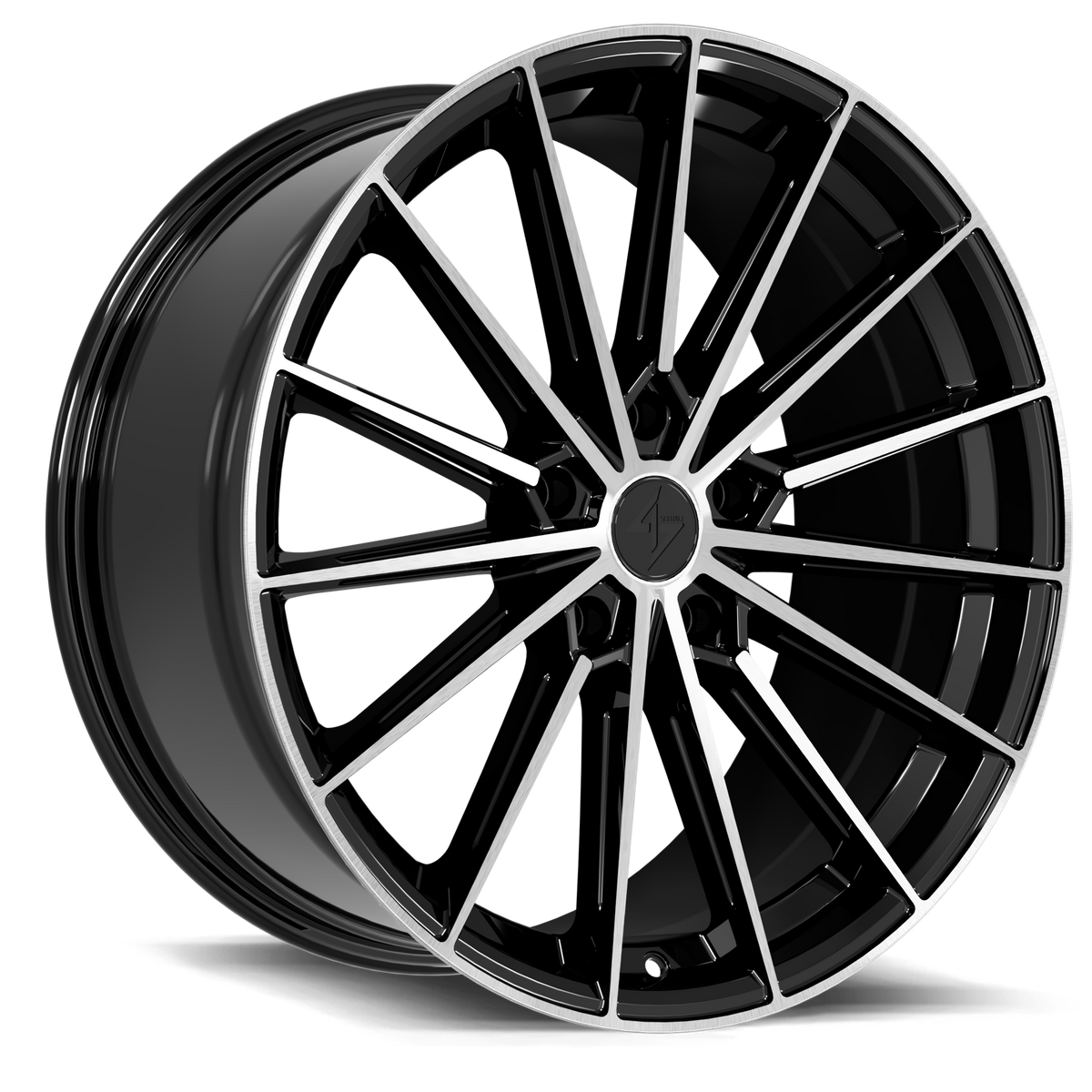 SS7 Recoil 20x9 5x127 +35 Gloss Black Machined Face