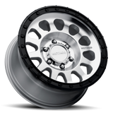 Method MR315 17x8.5 0mm Offset 8x6.5 130.81mm CB Machined Wheel - Gloss Black Lip