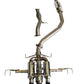Invidia 22+ HONDA CIVIC TYPE-R FL5 R400 SINGLE LAYER BLACK TIP CAT-BACK (NON POLISH PIPE)