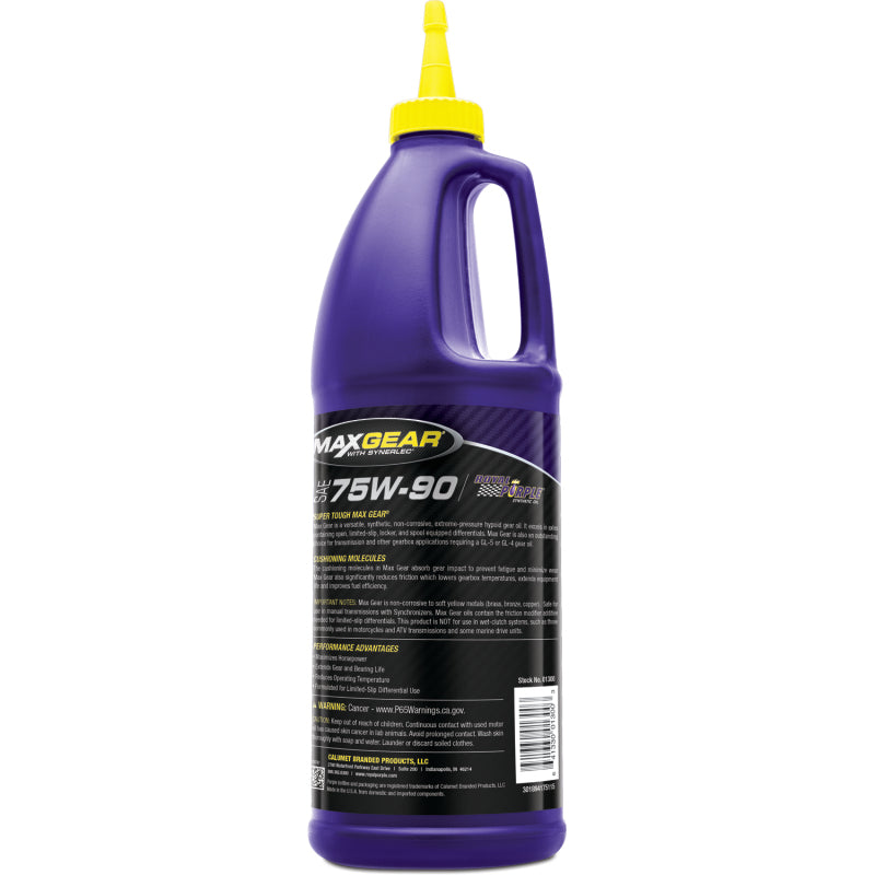 Royal Purple Max Gear Synthetic 75W90 Gear Oil - 1 Quart