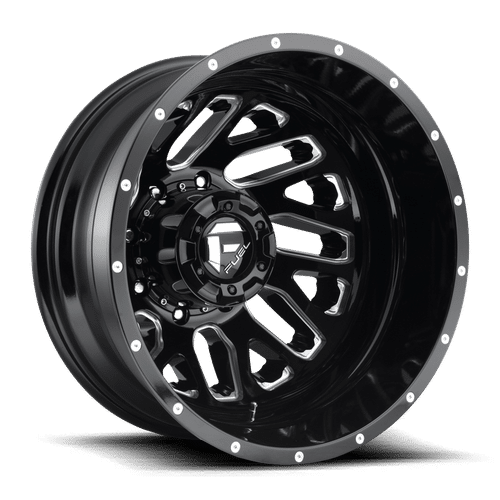 Fuel GLOSS BLACK MILLED D581 22x8.25 8x165.1 Wheels
