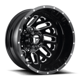 Fuel GLOSS BLACK MILLED D581 22x8.25 8x165.1 Wheels