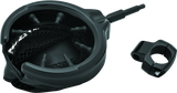 Kuryakyn Drink Holder with Mesh Basket 1 inch Clamp Gloss Black