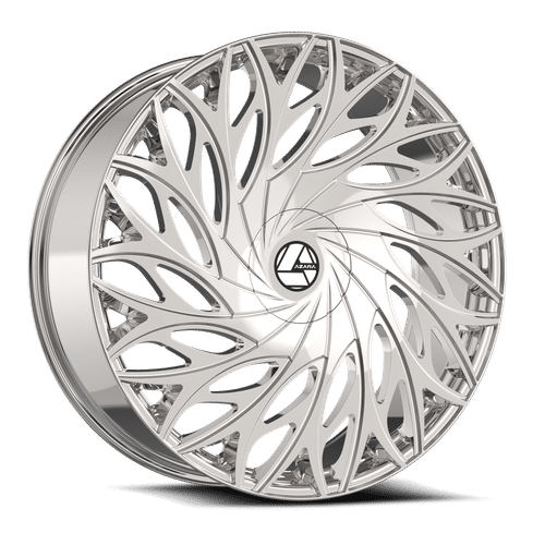 AZARA AZA-525 24x9 6x135/6x139.7 22 Nano Chrome