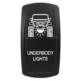 sPOD JK Underbody Lights Rocker Switch