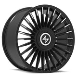 Sentali Luxx  Gloss Black Milled Tips Royale   22x10.5 5x127/5x120 Wheels