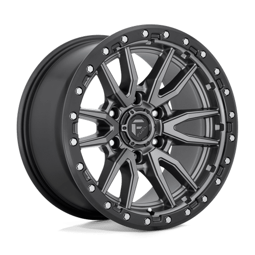 Fuel D680 18x9 5x139.7 20 MATTE GUN METAL BLACK BEAD RING