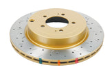 DBA 08+ EVO X Rear Drilled & Slotted 4000 Series Rotor