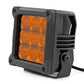 4 Inch LED Amber Light Pods | Square | Amber DRL | Pair
