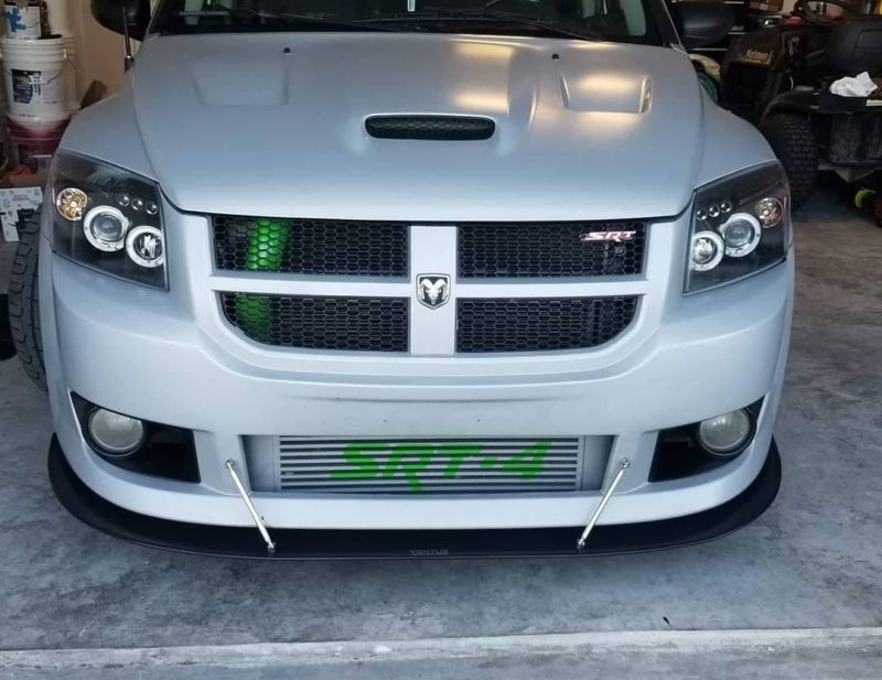 2008-2009 Dodge Caliber SRT 2PC Front Splitter