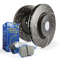 Kits EBC S6 Plaquettes Bluestuff et Rotors GD