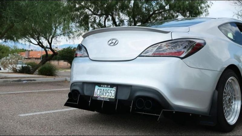 2009-2012 Hyundai Genesis Coupe Rear Diffuser