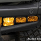 Diode Dynamics 21-Up Ford Bronco Stage Series Fog Pocket Kit - Yellow Sport