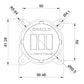 Oracle 60mm 15W Fog Beam LED Emitter