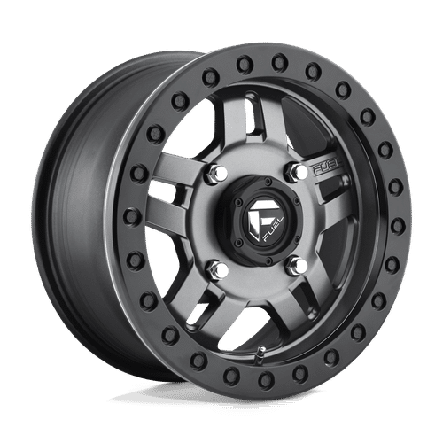 Fuel MATTE GUN METAL D918 15x7 4x156 Wheels